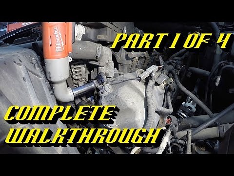 Ford 5.4L 3v Engine Timing Chain Kit Replacement Pt 1 of 4: Getting to the Engine