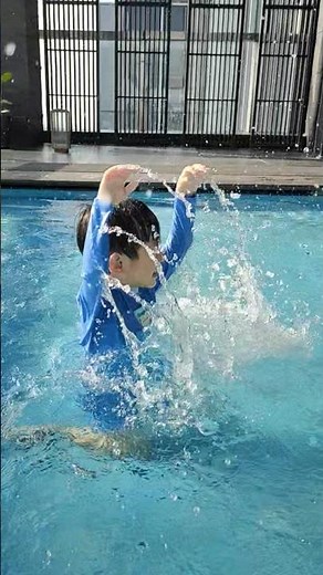 Splashing Fun! Kids Enjoy an Exciting Day Playing in the Pool #kidsswim