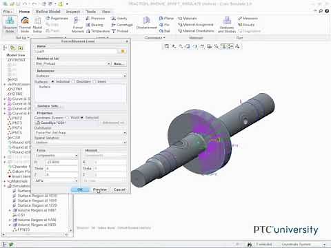 Tutorial Defining Forces, Moments, and Pressure - Creo