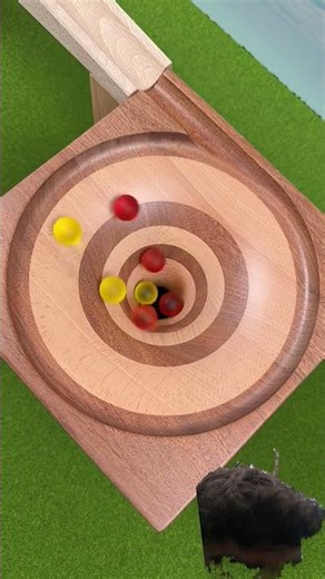 Marbles falling in a vortex Marble Run ASMR#113 Slow Motion Colorful marbles #marblerun