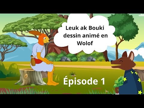 Leeb: Leuk ak Bouki ( histoire de Leuk le lièvre:le plus jeune animal), dessin animé en Wolof