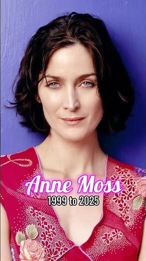 Carrie-Anne Moss evolution from 1999 to 2025