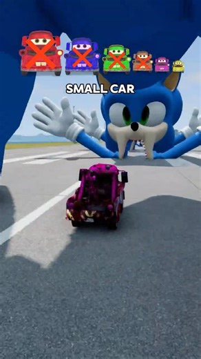 Big & Small Tow Mater vs Big & Small Sonic