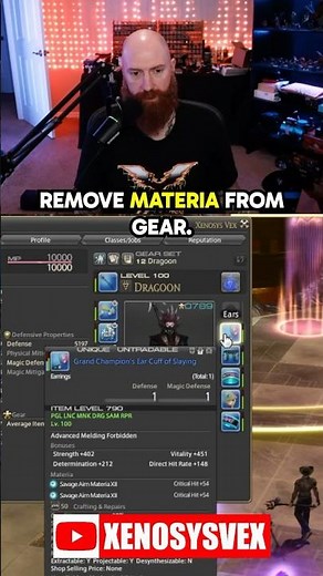 They Need to Remove Materia From Gear