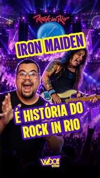 Iron Maiden é história do Rock in Rio
