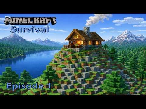 A New Beginning - Minecraft Survival Let's Play Episode 1 (No Commentary)