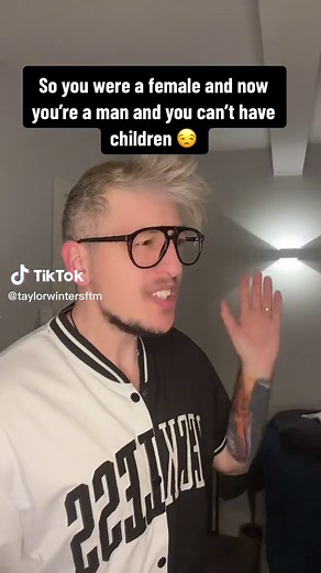 Insta: taylorwintersftm It’s funny how people try to pick on absolutely everything when they here I am transgender; it’s really not rocket science how trans men can have biological kids but some are so narrow minded that they miss the obvious 😄 #transgender #trans #ftm #trans #eggfreezing #transman #lgbt #fyp