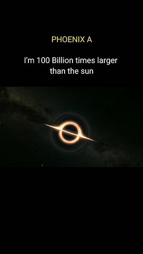 Sagittarius A vs TON 618 vs PHOENIX A (the biggest black hole in the universe)