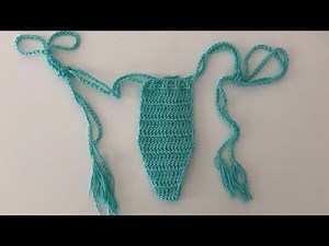 Crochet micro bikini bottom (Tutorial) beginners friendly