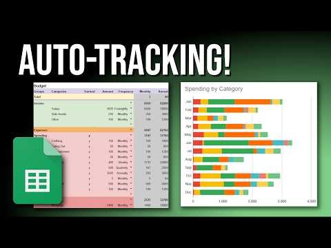 Make your own Automatic Budget Tracker in Google Sheets!