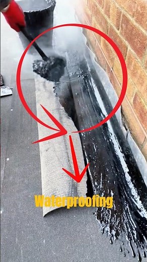 Ultimate Waterproofing Technique! Hot Bitumen Roof Sealing Like a Pro.