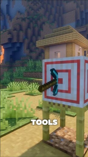 Minecraft Throwing Weapons! #minecraft #shorts