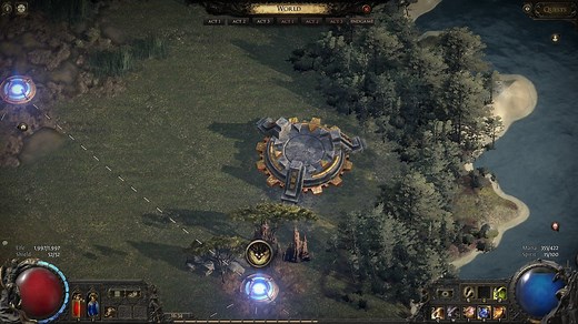 Path of Exile 2: How to use the Realmgate in endgame