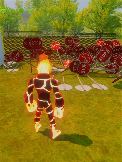 HEATBLAST VS CAUTION| MOST REALISTIC GALVAN BEN 10 OPEN WORLD GAME #ben10 #ben10gameplay