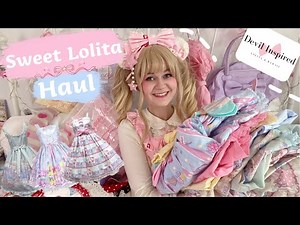HUGE Sweet Lolita Unboxing & Haul | Angelic Pretty & Devilinspred Review