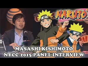 Masashi Kishimoto Interview 2015 English Naruto NYCC Panel, Drawing Jiraiya-Naruto