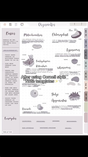 I started using Cornell note templates and suddenly I could actually remember what I studied. Because if it looks good you’ll actually want to look back over them ✨🤍 Cornell style note templates available in our Etsy shop in bio :) @DigitalCollectionX #bestnotetakingmethod #cornellnotes #ipadnotes #notetakingtips #studytok #studyhacks #aestheticnotes #goodnotes5 #digitalstudying #studyglowup #creatorsearchinsights
