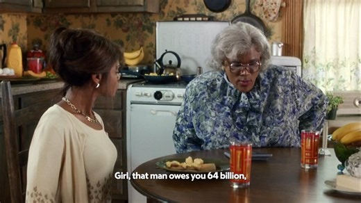 the math ain’t mathing, sis watch 'Diary of a Mad Black Woman' on tubi: https://link.tubi.tv/diary-of-a-mad-black-woman | Tubi