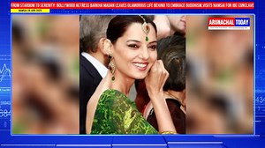 FROM STARDOM TO SERENITY: Bollywood Actress Barkha Madan Leaves Glamorous Life Behind To Embrace Buddhism,Visits Namsai For IBC Conclave | Arunachal Today