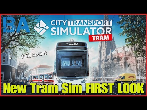 New Tram Sim! - City Transport Simulator: Tram FIRST LOOK - Manage/Drive Your Own Tram Empire