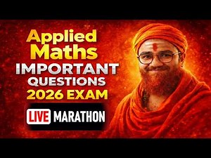 Applied Maths Class 12 Important Questions || Class 12 Applied Maths Final Revision Boards 2026
