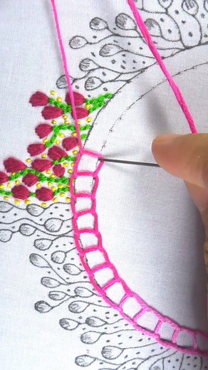 132K views · 837 reactions | Beautiful neck design hand embroidery朗 #trending #viral #diy #satisfying #embroidery | EmbroideryBook | Facebook
