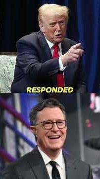 Donald Trump GOES NUTS as Stephen Colbert DROPS a Bombshell #Shorts