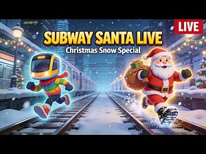 subway surfers santa snow runner live