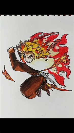 VISHAL Drawing on Instagram: "Demon slayer hashira's drawing 🔥 #drawing #demonslayer #howtodraw #fyp"