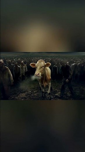 🐄💀 Cow vs Millions of Zombies ⚡ Epic Farm Survival Story! #shorts