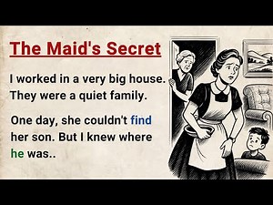 Learn English through Stories Level 3 ⭐ The Maid's Secret - Graded Reader | English Audio Podcast