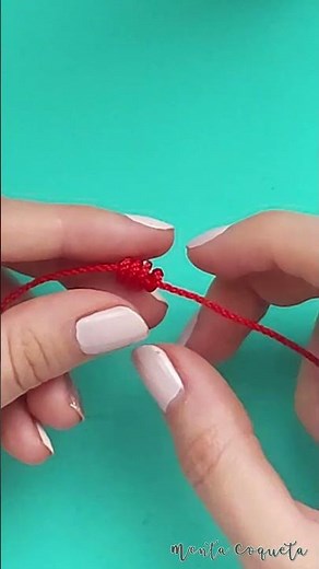Make your own 7-knot red string bracelet and attract positive energies into your life.