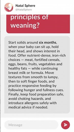 What are the four principles of weaning?