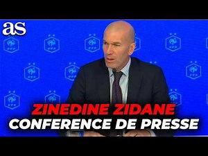 ZIDANE's first press conference as the NEW MANAGER of FRANCE