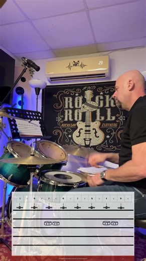 1/16 NOTE Variations for snare drum .You can play this #drumskills #drums #drumlessonforbeginners