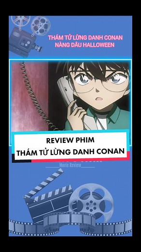 Review Conan movie 25 #KhenPhim #CanPhim #TikTokSoiPhim #detectiveconanthebrideofhalloween #reviewphim #phimanime