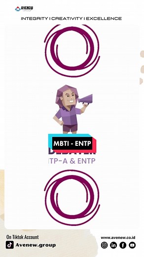 Siapa nih yang MBTInya ENTP, Avenewers?🙌Come and check out our website below:www.avenew.co.id - your professional management solutionwww.studyspace.co.id - learning together, growing togetherContact us on:WA: 082260058800 | 081287709900Email: sales@avenew.co.id#entp #debater #extrovert #mbti #16personalities #mbtipersonality #mbtipersonalities #personalitytypes #myersbriggs #mbtitypes #avenewindonesia #avenewakademiinovasi #avenewgroup #pmp #pmpexam #pmppreparation #easypmp #trainingpmp #traini