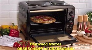 24K views · 350 reactions | CALL 0555504449 or 0555504443 Free deliveries within Accra, Tema and Kasoa (Nationwide deliveries as well) - Multi-purpose oven and cooker @ 650 cedis. Hotplates and oven together switchable, fast warm-up time the panels can be operated independently, Including baking tray, rotisserie, grill and handle • Double hotplate • Performance Oven | Benwood Stores | Facebook
