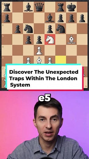 Discover The Unexpected Traps Within The London System #ChessStrategy #LondonSystem #TorreAttack #Chess #Chesstok