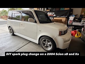 How to change spark plugs on a Scion xB or xA. another EASY DIY.