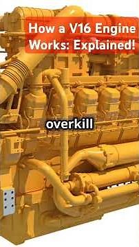 How a V16 Engine Works: Explained!