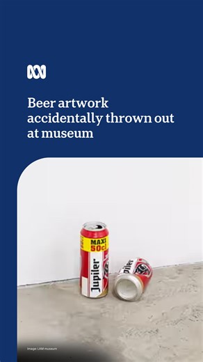 Who is at fault here? This artwork was accidentally thrown out at a museum in the Netherlands. 🗞️Video by Lia Walsh. Choose your news on the ABC NEWS app and stay in the know https://ab.co/abcnewsapp | ABC News