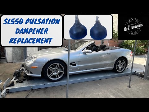 Low RPM Vibration/Noise 2007 Mercedes-Benz R230 SL550 ABC Pulsation Damper Replacement.