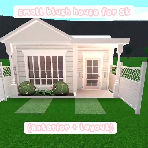 Blush House Ideas for 5k in Bloxburg