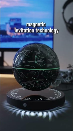 Magnetic Levitating Starry Lamp 🌟 | Mesmerizing Floating Stars for Your Room! 🤩