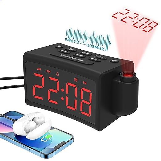 Projection Alarm Clock Radio