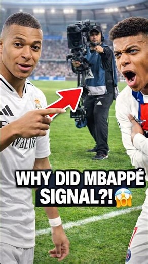Why Mbappé Signaled To The Cameraman?! #football #soccer