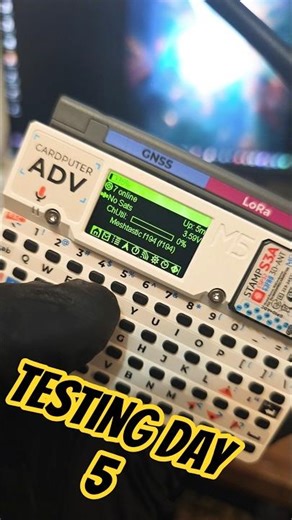 M5Stack Cardputer LORA Cap: Testing Day 5 #meshtastic #m5stack #esp32 #lora