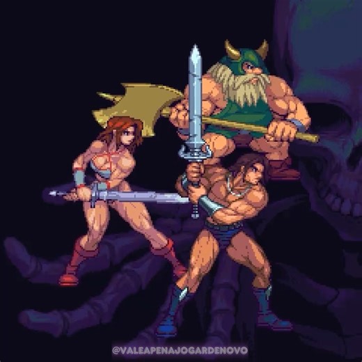 152K views · 6.1K reactions | Golden Axe  Album name: GOLDEN AXE I & II (2016) Song name: Ravaged Village Pixel Art: @Omegachainoboy  #goldenaxe #retrogaming #retro #gameplay #pixelart | Vale a Pena Jogar de Novo | Facebook