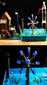 💡How to make🏞️ hydropower⚡ plant/generator at🏠 home for 🧑‍🚀science project 🫰 Easy method|| 👉#short#👈